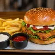 Çıtır Tavuk Fileto Burger Menü